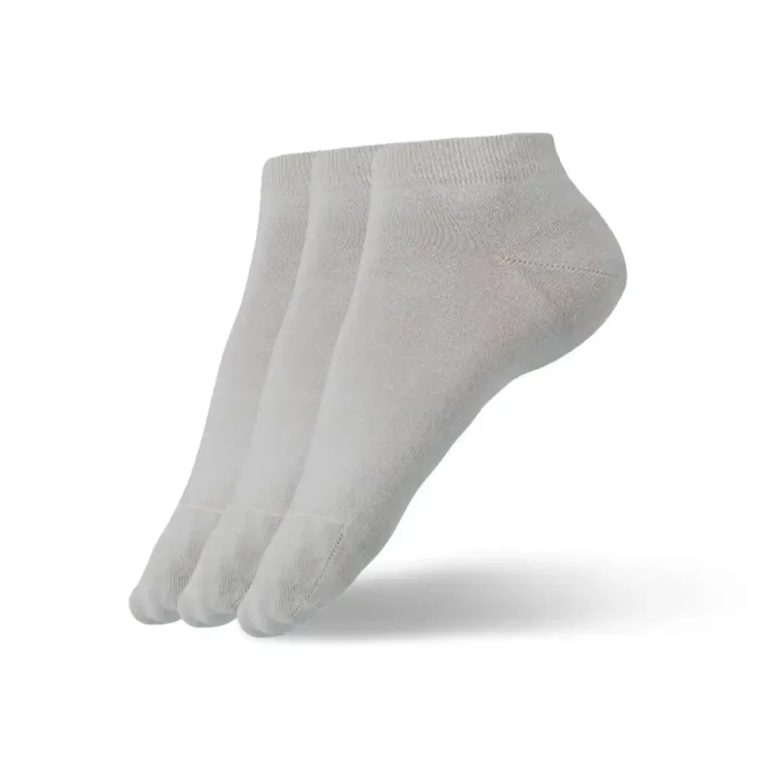 Nizke bombažne nogavice - Grey (3 pack)