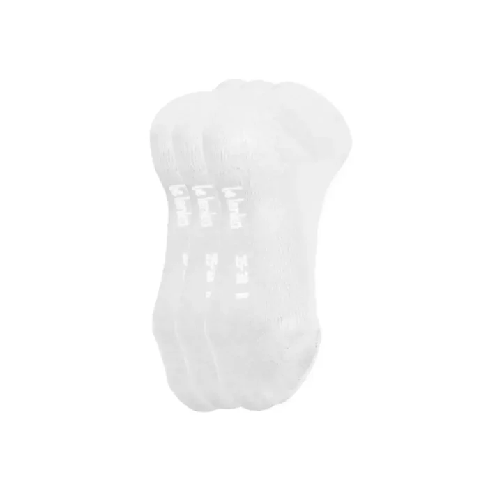 Nizke bombažne nogavice - White (3 pack)