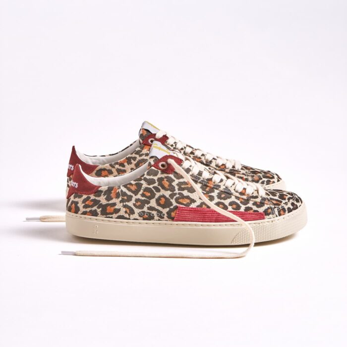 Peach - Leopard & Borgona